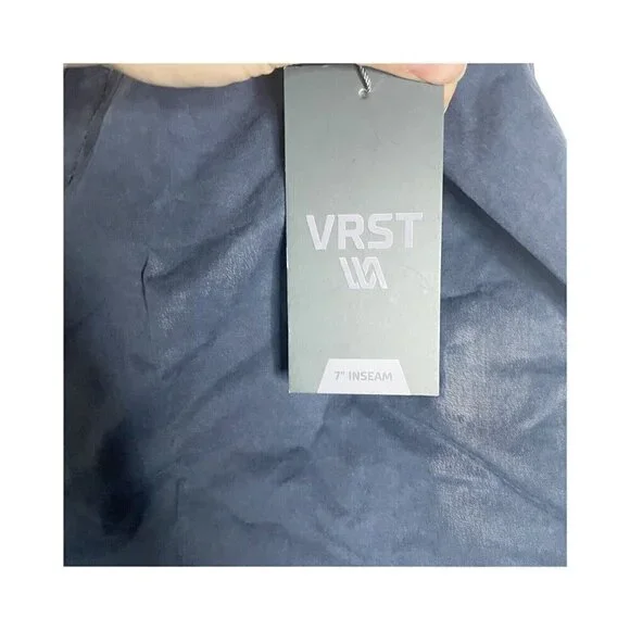 VRST XL The Easy Short Navy Blue Cotton Drawstring Casual Cotton NEW - Picture 4 of 6